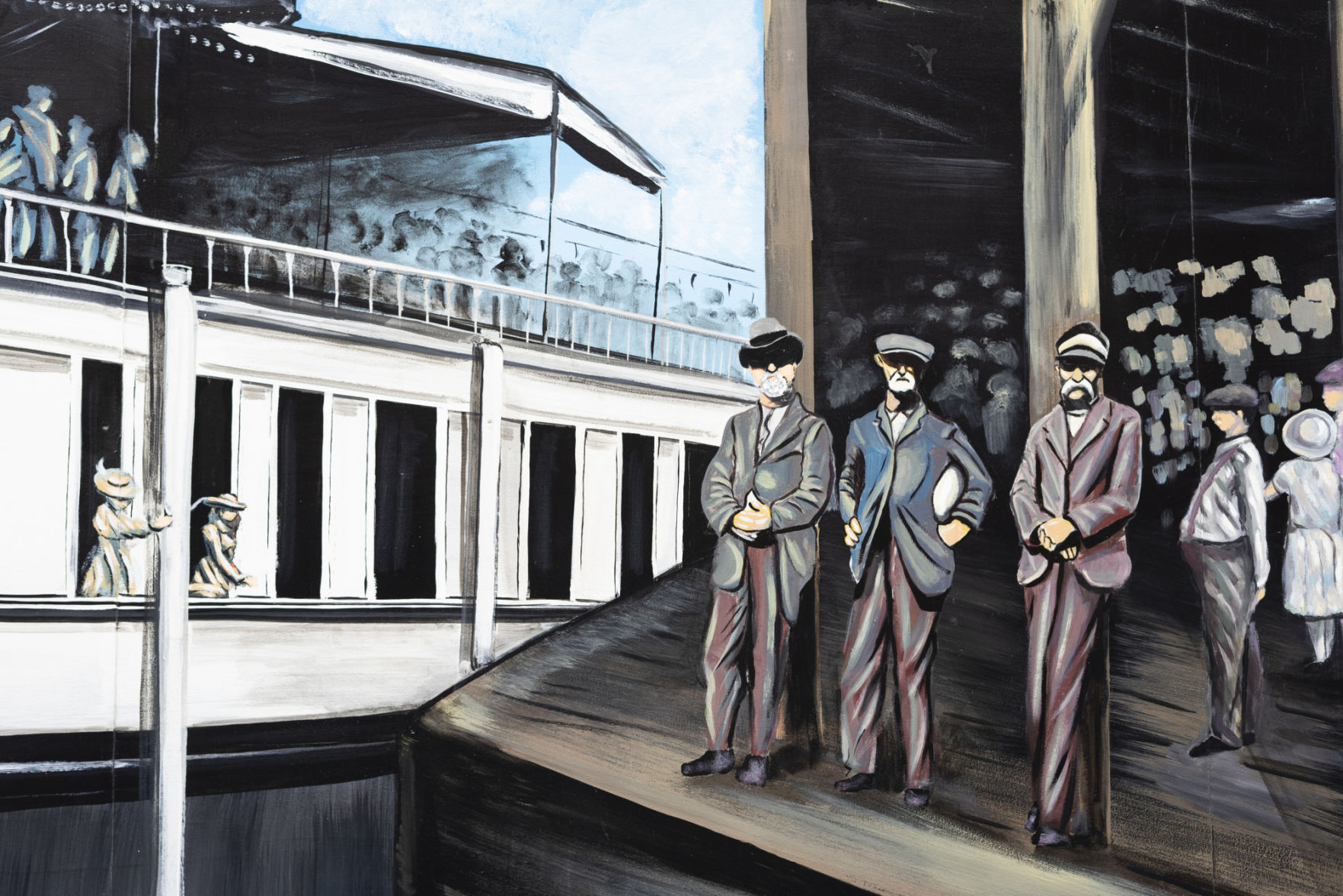 St. Lawrence River area mural artist goes with the artistic flow